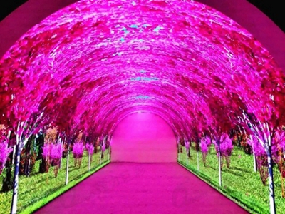 חוויה סוחפת, טרנד חדש של יישום של צגי LED