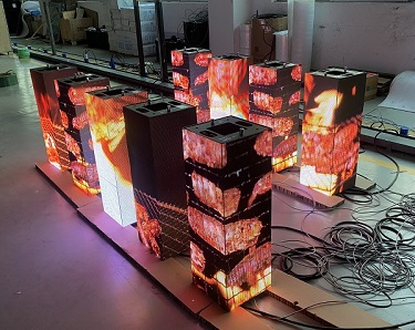 מסך LED עמוד מרובע