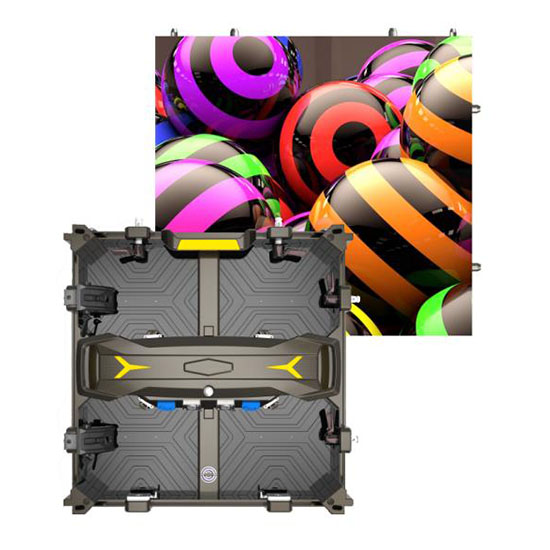 סדרת LDR עקומת השכרה מקורה חסכונית מסך LED 500x500 מ