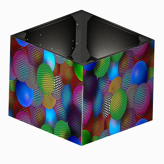 שירות קדמי 90 מעלות פנל LED לתצוגת LED עמודת ריבוע